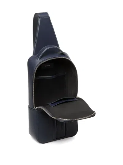 Bally Mythos Leather Top-handle Shoulder Bag In Blue