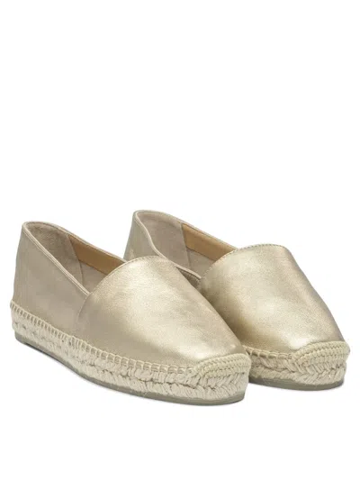 Castaã±er Square-toe Flats In Brown