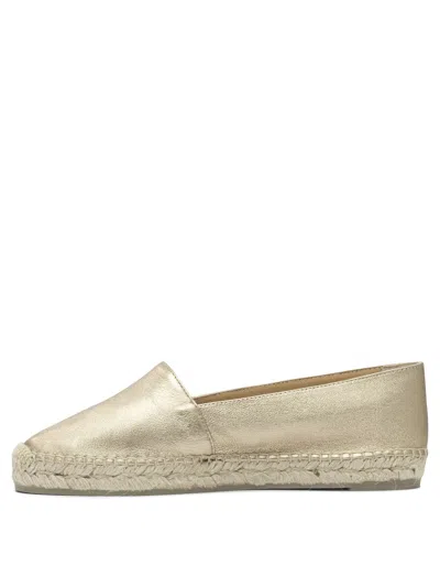 Castaã±er Square-toe Flats In Brown