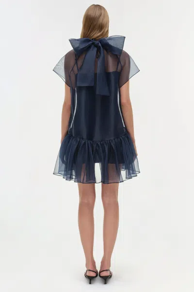 Simkhai Beaux Tiered Mini Dress In Black
