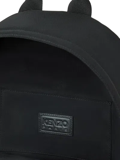 Kenzo Backpack With Adjustable Straps And Top Handle In Black
