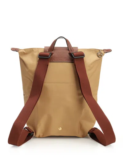 Longchamp Paris Le Pliage Original Backpacks & Travels Beige