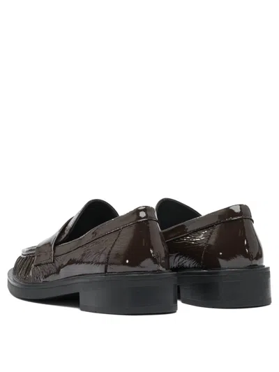 Strategia Brown Rubber Sandals In Brown