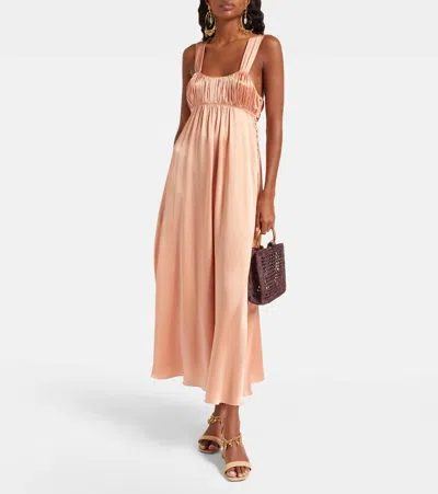 Chloé 55mm Charm-embellished Block-heel Sandals In Neutral