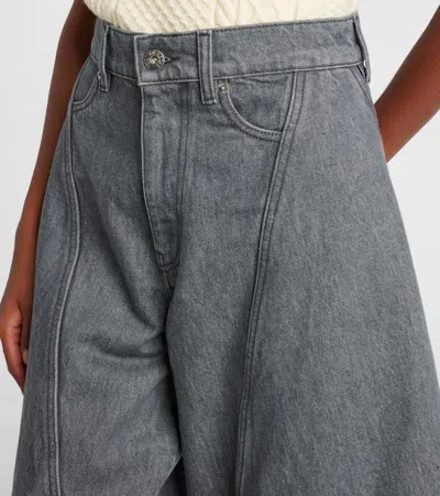 Jw Anderson "sculptural" Jeans In Gray