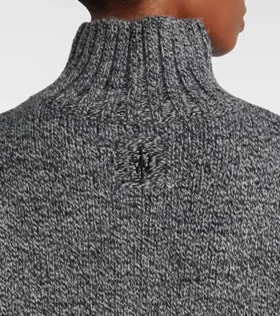 Jw Anderson J. W. Anderson Leather Patch Pocket Jumper In Gray