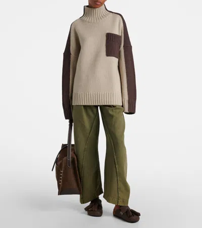 Jw Anderson J.w. Jersey Anderson With Contrast Pockets In Multi