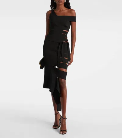 Mugler Topwear In Black Viscose In Black