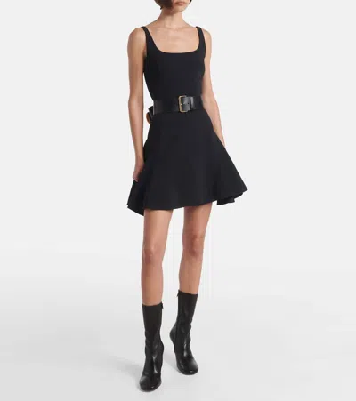 Givenchy Leather Metallic Sculpted-heel Ankle Booties In Black