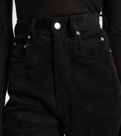 Rick Owens Bootcut Trousers Flared Leg In Black