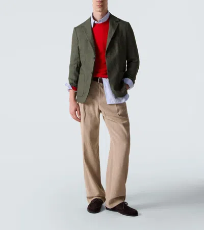 Arch4 Mr Carlos Cashmere Sweater In Red