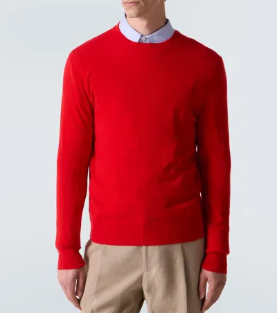 Arch4 Mr Carlos Cashmere Sweater In Red