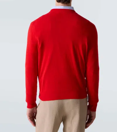Arch4 Mr Carlos Cashmere Sweater In Red