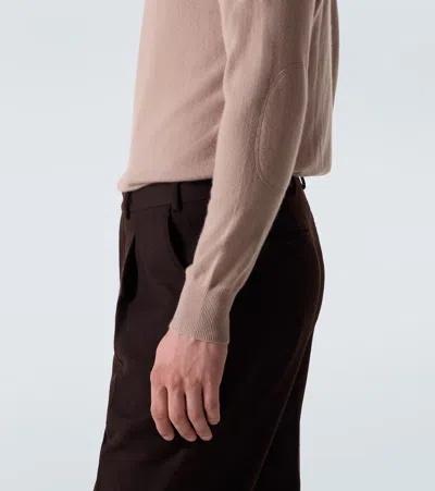 Arch4 Mr Fenchurch Cashmere Half-zip Sweater In Neutral