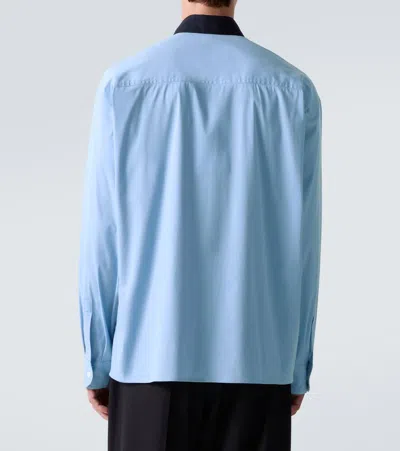 棉质混纺府绸衬衫