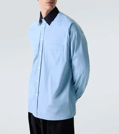 棉质混纺府绸衬衫