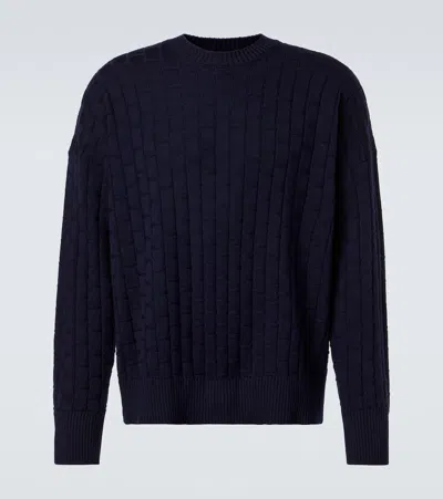 羊毛罗纹针织毛衣