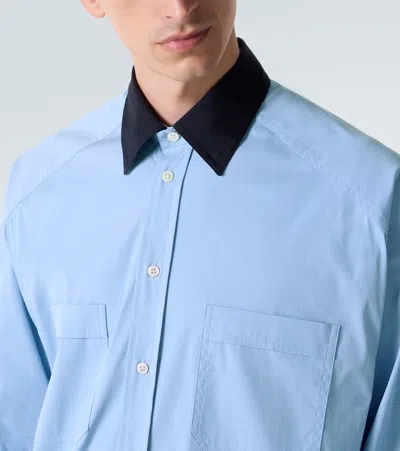 棉质混纺府绸衬衫