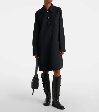 Paris Texas Montana Buckle Boot Low Heels Boots In Black Leather In Animal Print