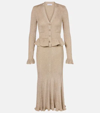 金属丝加长连衣裙