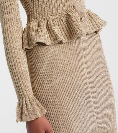 金属丝加长连衣裙