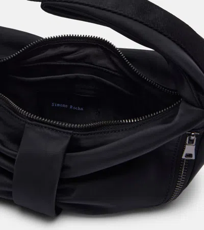 Simone Rocha Sling Bow Shoulder Bag In Black