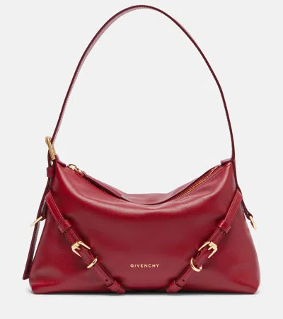 Givenchy Mini Voyou Buckle-detail Leather Tote Bag In Red