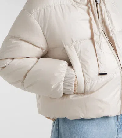 Max Mara The Cube Seif Down Jacket In White