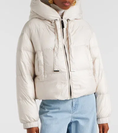 Max Mara The Cube Seif Down Jacket In White