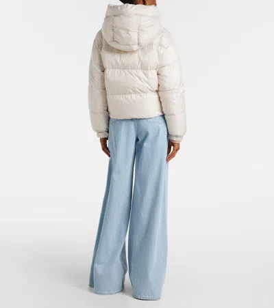 Max Mara The Cube Seif Down Jacket In White