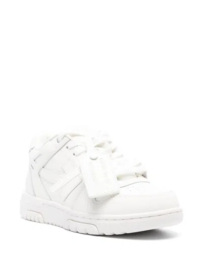 Off-white Out Of Office Leather Sneakers In White
