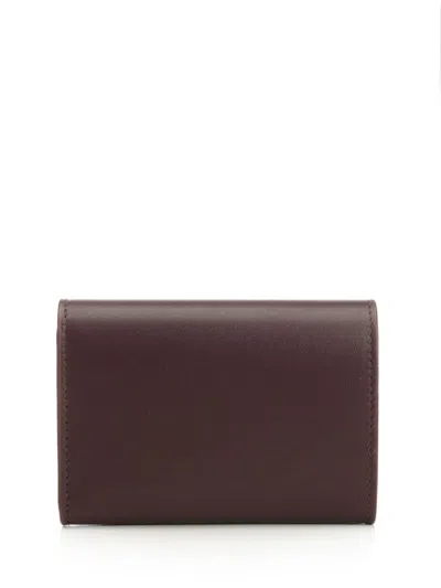 Loewe Pebble Wallets Bordeaux