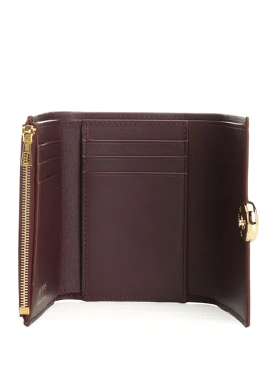 Loewe Pebble Wallets Bordeaux