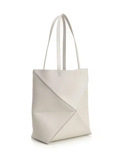 Loewe Puzzle Fold Shoulder Bags Brown