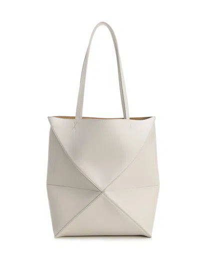 Loewe Puzzle Fold Shoulder Bags Brown