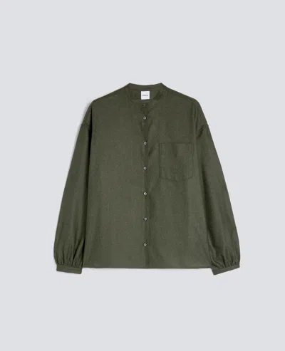 Aspesi Long Sleeve Shirt In Green