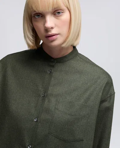 Aspesi Long Sleeve Shirt In Green