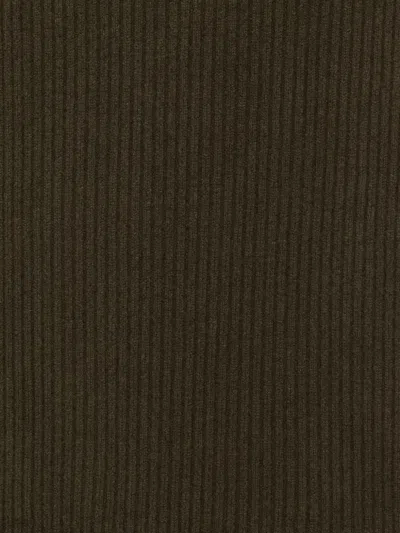 Uma Wang Ribbed Scarf With Fringed Edges
