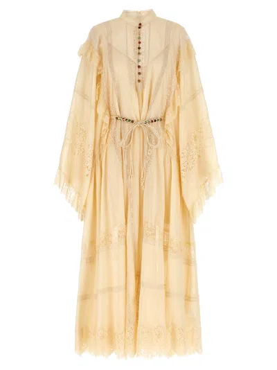 Zimmermann Rihannon Lace Dresses White In Neutral