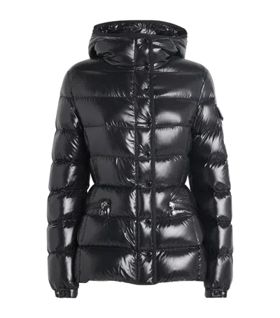 Moncler Multicolor Goose Down Full-length Jacket In Black