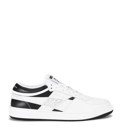 Givenchy G Move Low-top Leather Sneakers In White