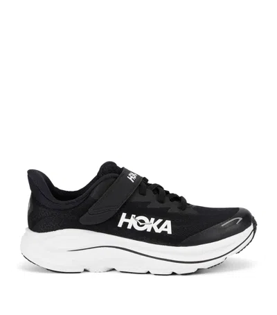Hoka Kids' Clifton 10 Trainers In Black