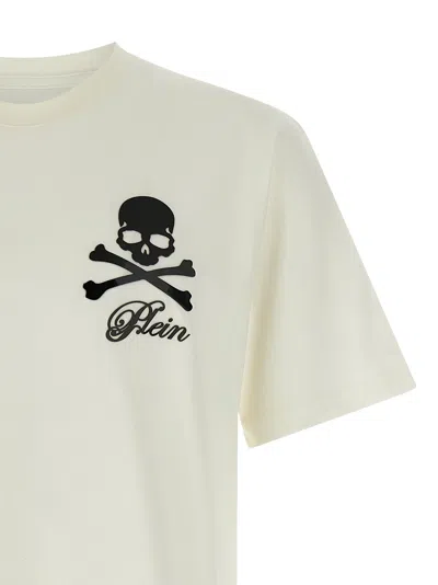 Philipp Plein Skull Bones-print T-shirt In White