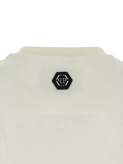 Philipp Plein Skull Bones-print T-shirt In White