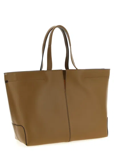Tod's Medium-small Tods Di Bag Folio Shopping Bag In Brown