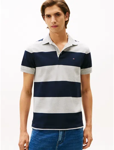 Tommy Hilfiger Slim Fit Rugby In Gray