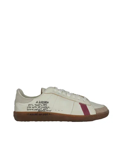 Patrizia Pepe Skin Sneakers In Nappa With Lettering