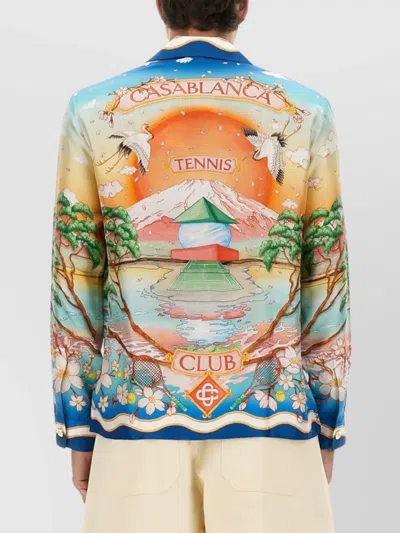 Casablanca Tennis Club Shirt In Multi
