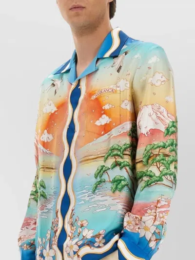 Casablanca Tennis Club Shirt In Multi