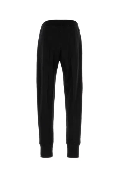 Jil Sander Relaxed Fit Cropped Leg Pants In Black
